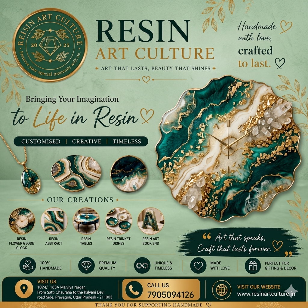 Resin Art Kya Hai? Customized Handmade Art Ka Naya Trend