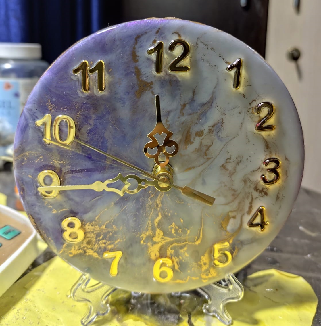 Imperial Marble Clock